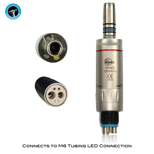 1:2 Geared air motor with internal water spray - Incidental