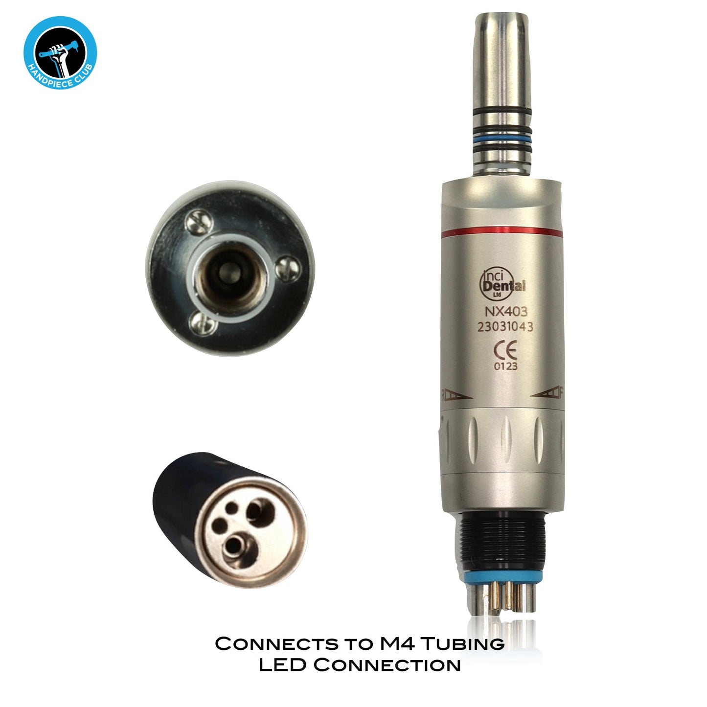 1:2 Geared air motor with internal water spray - Incidental