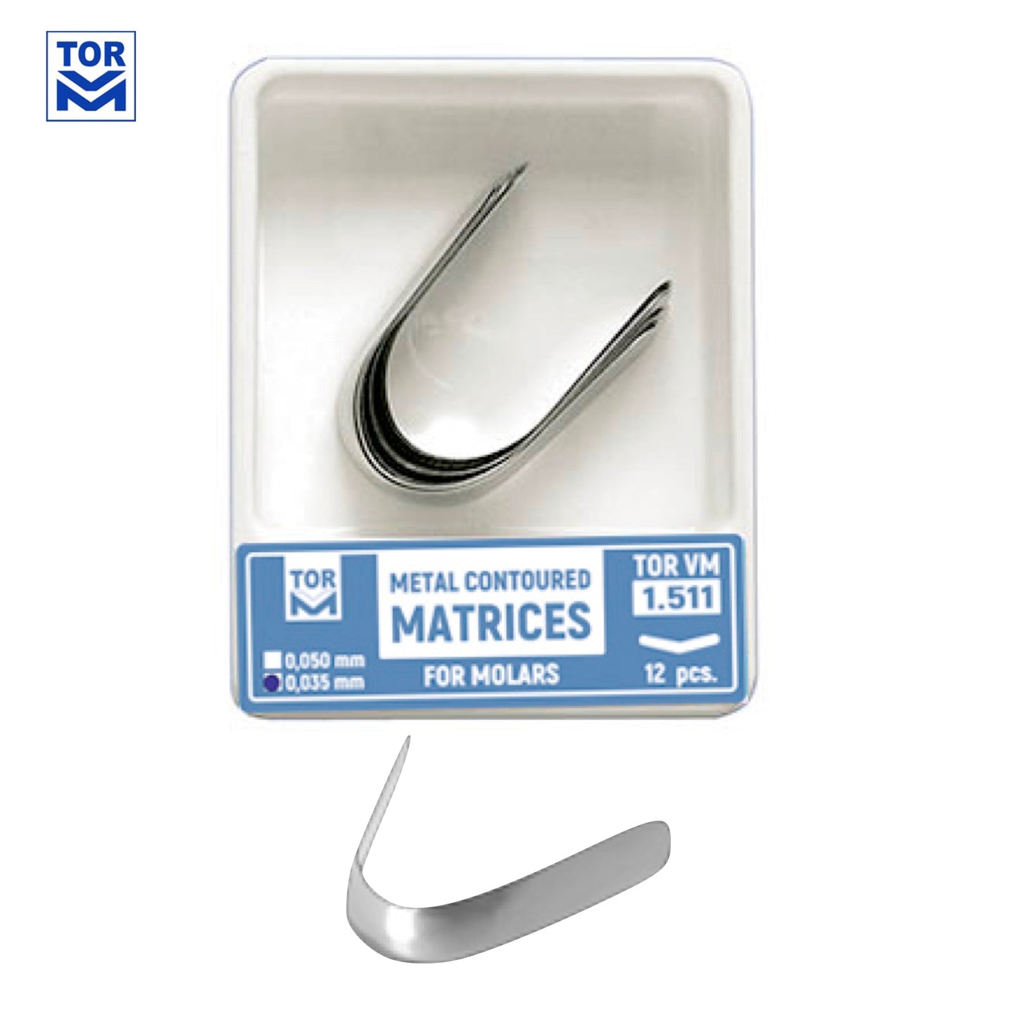 Metal Contoured Matrices (12 pcs) - Incidental