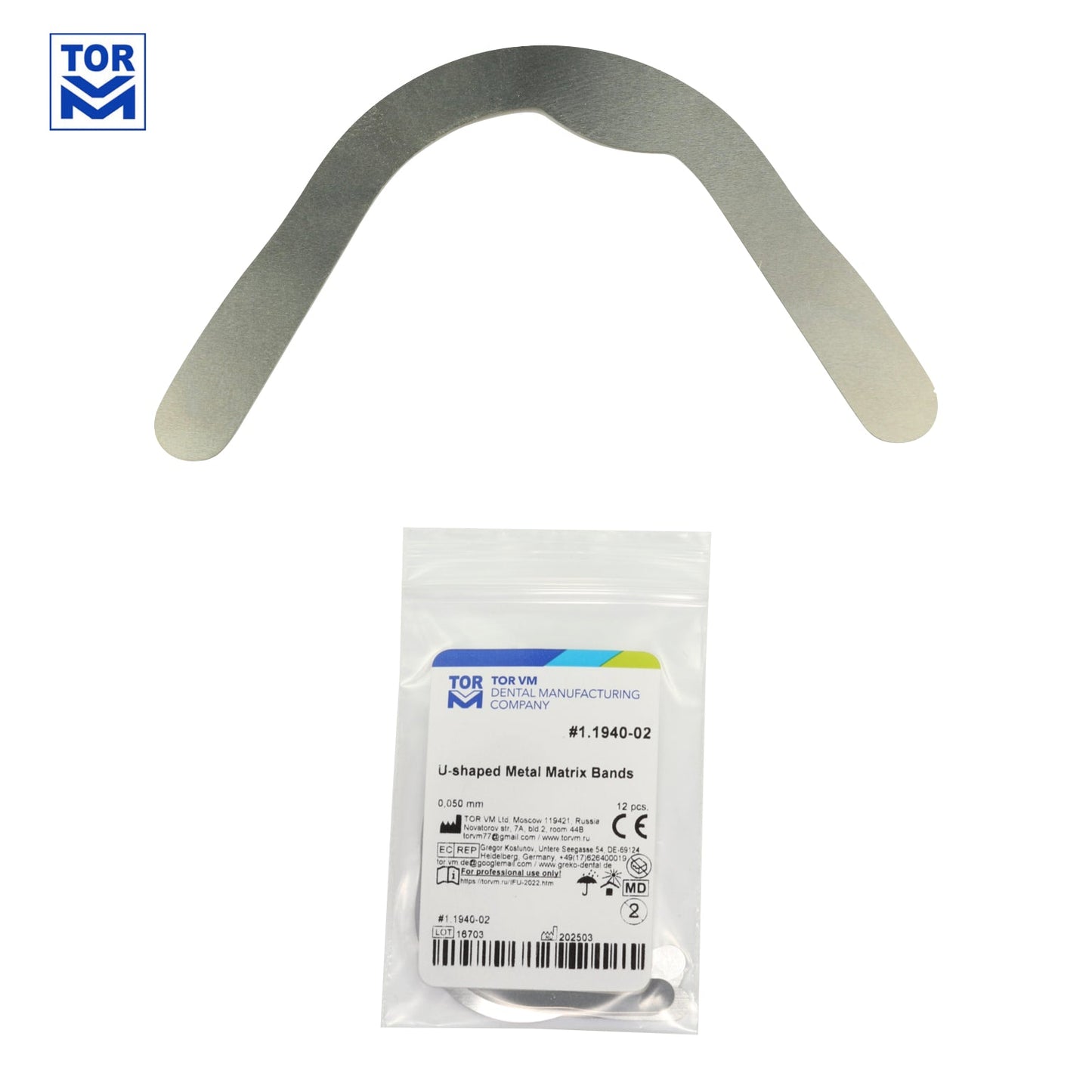 New Bands! Mixed pack DME 2, DME 3 and Standard U - Band with ledge (36 pcs) - Incidental