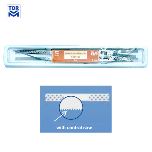 Perforated Metal Diamond Polishing Strips (5pcs) - Incidental