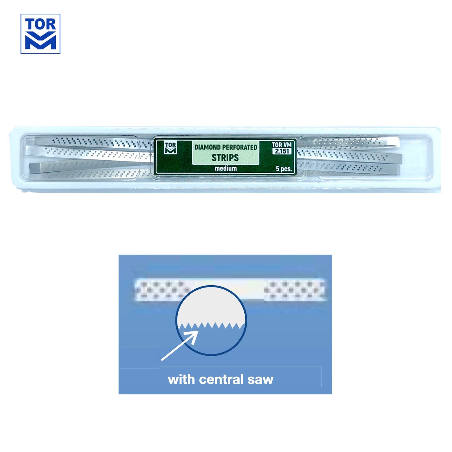 Perforated Metal Diamond Polishing Strips (5pcs) - Incidental