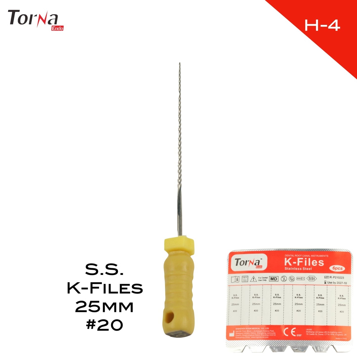 Stainless Steel K-Files 25mm - Incidental