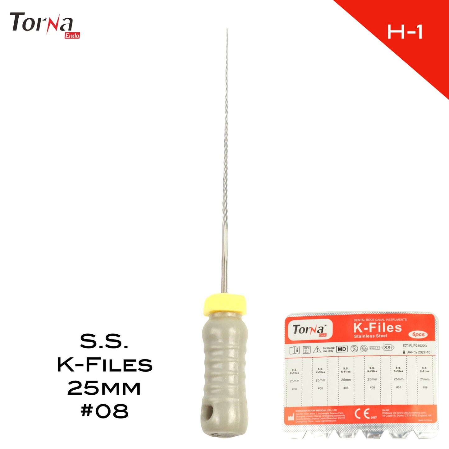 Stainless Steel K-Files 25mm - Incidental