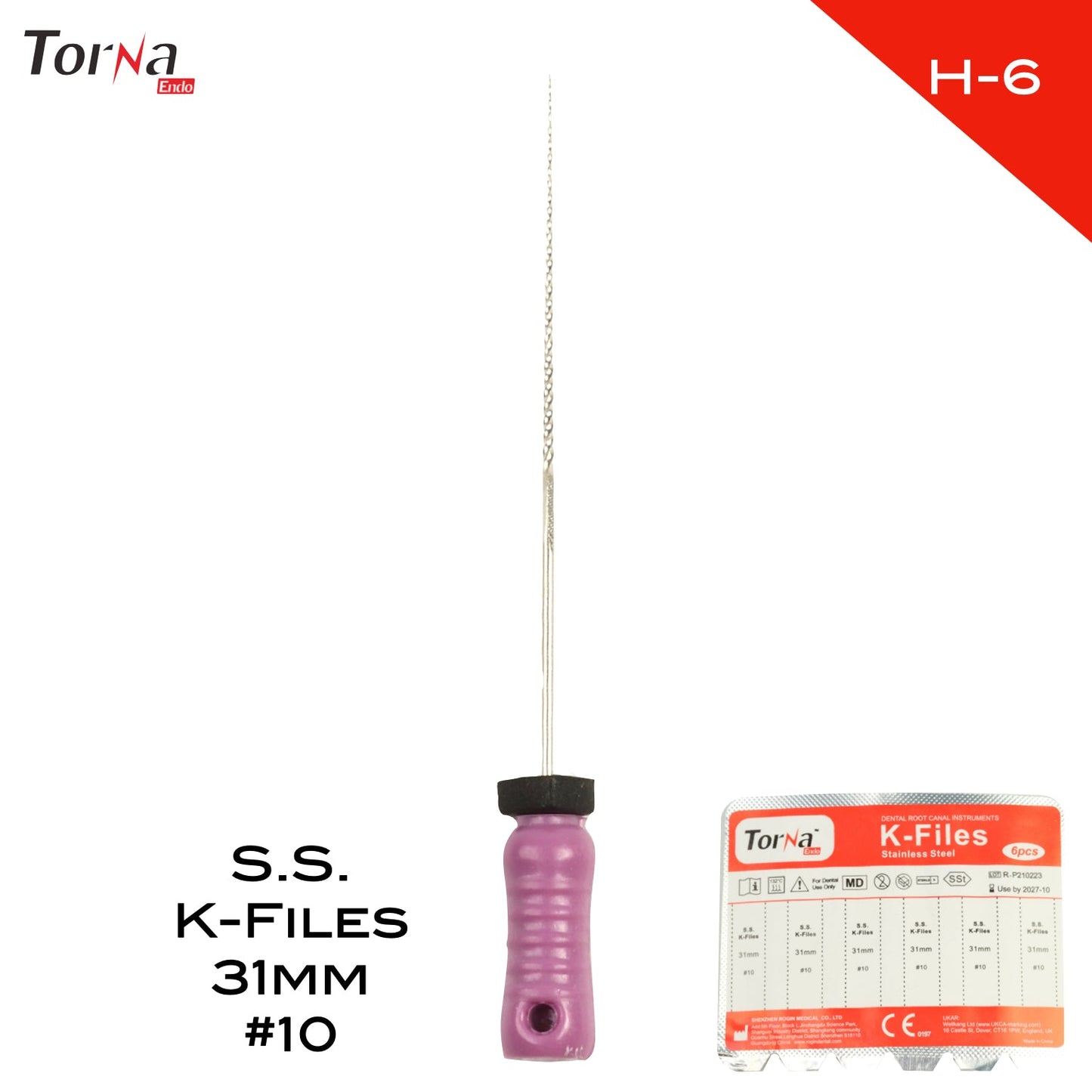 Stainless Steel K-Files 31mm - Incidental