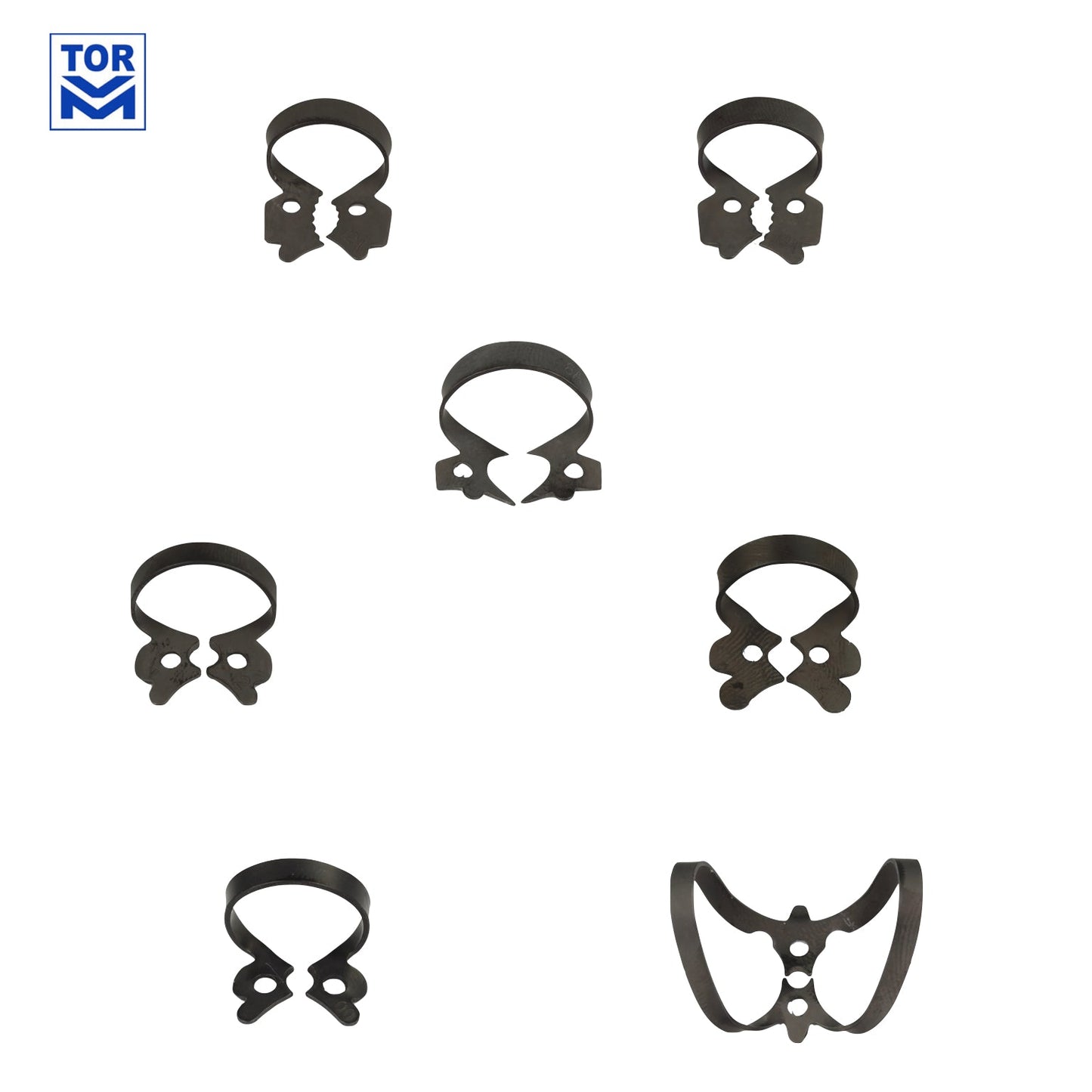 Tor VM: Winged Rubber Dam Clamps (Black) - Incidental