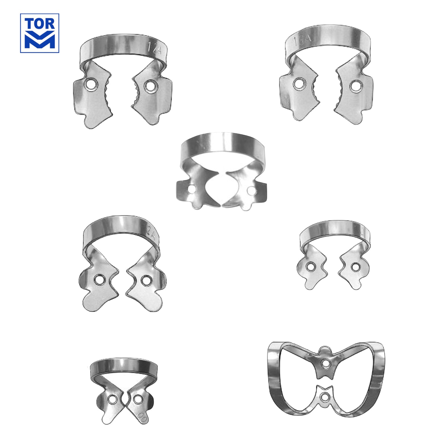 Tor VM: Winged Rubber Dam Clamps (Silver) - Incidental