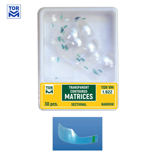 Transparent Sectional Contoured Matrices 30 pcs - Incidental