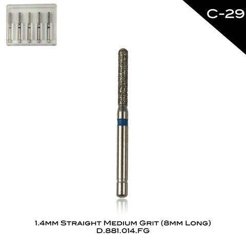 Grain moyen droit de 1,4 mm C-29