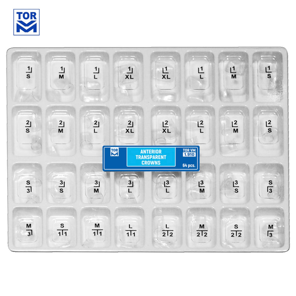 Anterior Transparent Crowns (64 pcs)