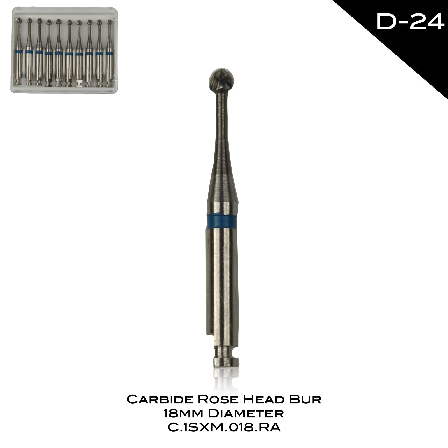 Shop Rice Bur Carbide Rose Head Bur 18mm Diameter - D-24 – Incidental