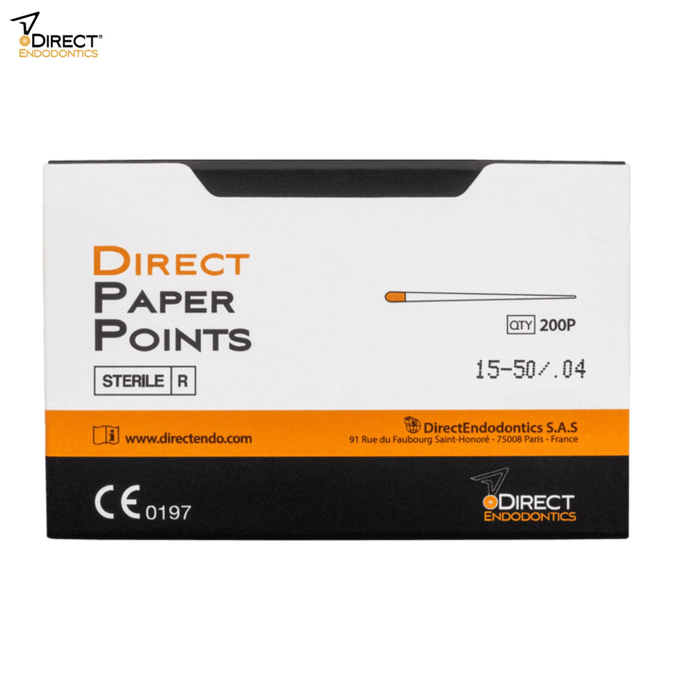 Sterilised Paper Points 4% Taper (25/04 or Assorted)