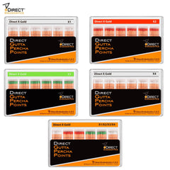 Direct X Gold MI system matched Gutta Percha (1mm max diameter)