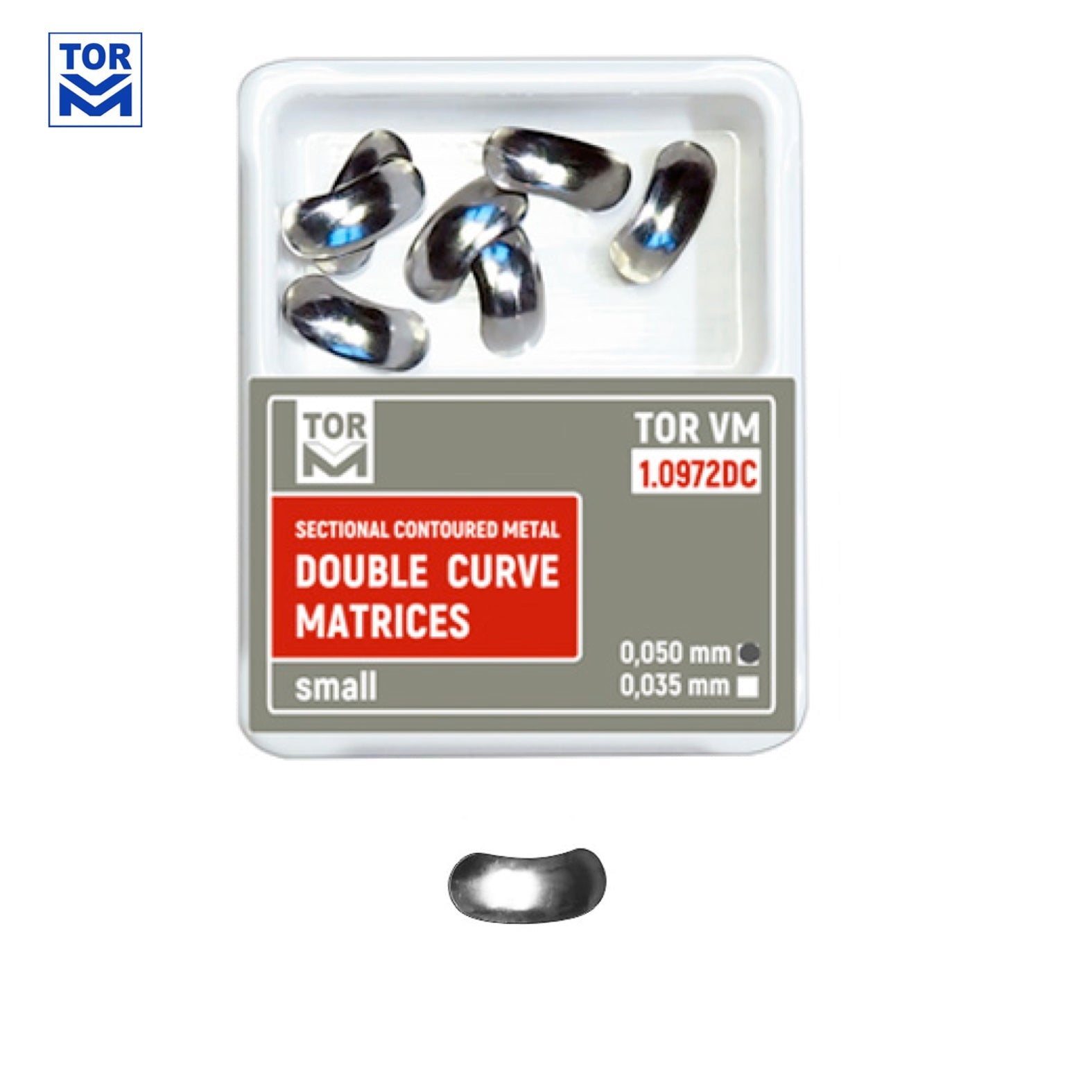 Double Curve Sectional Matrix Bands -Refills (50 pcs) - Incidental