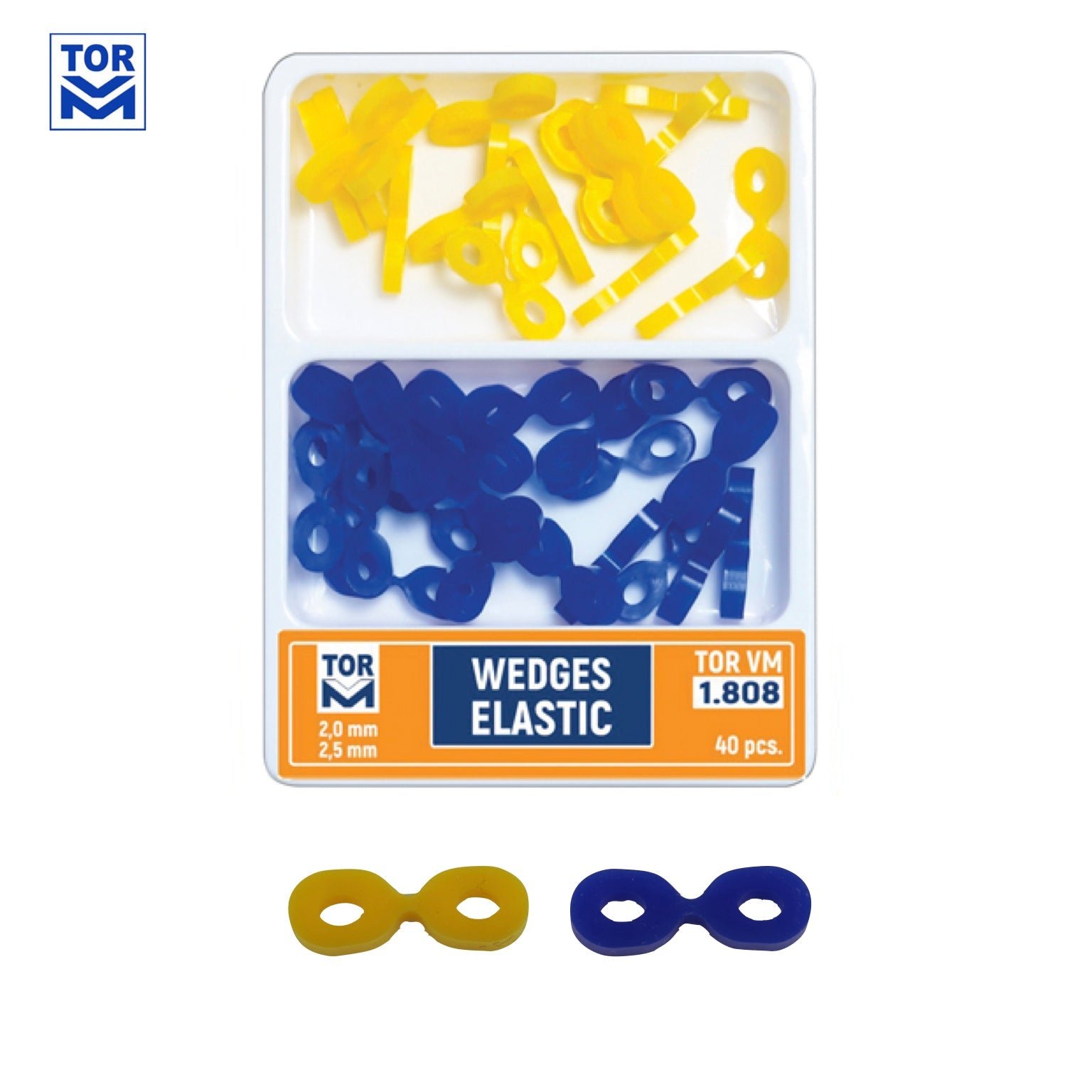Elastic Wedges (40 pcs) - Incidental