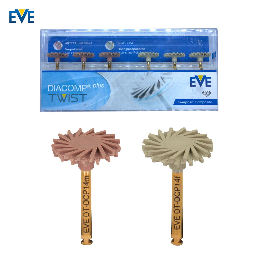 Pack de démarrage EVE Diacomp Plus Twist 14 mm (6 pièces)