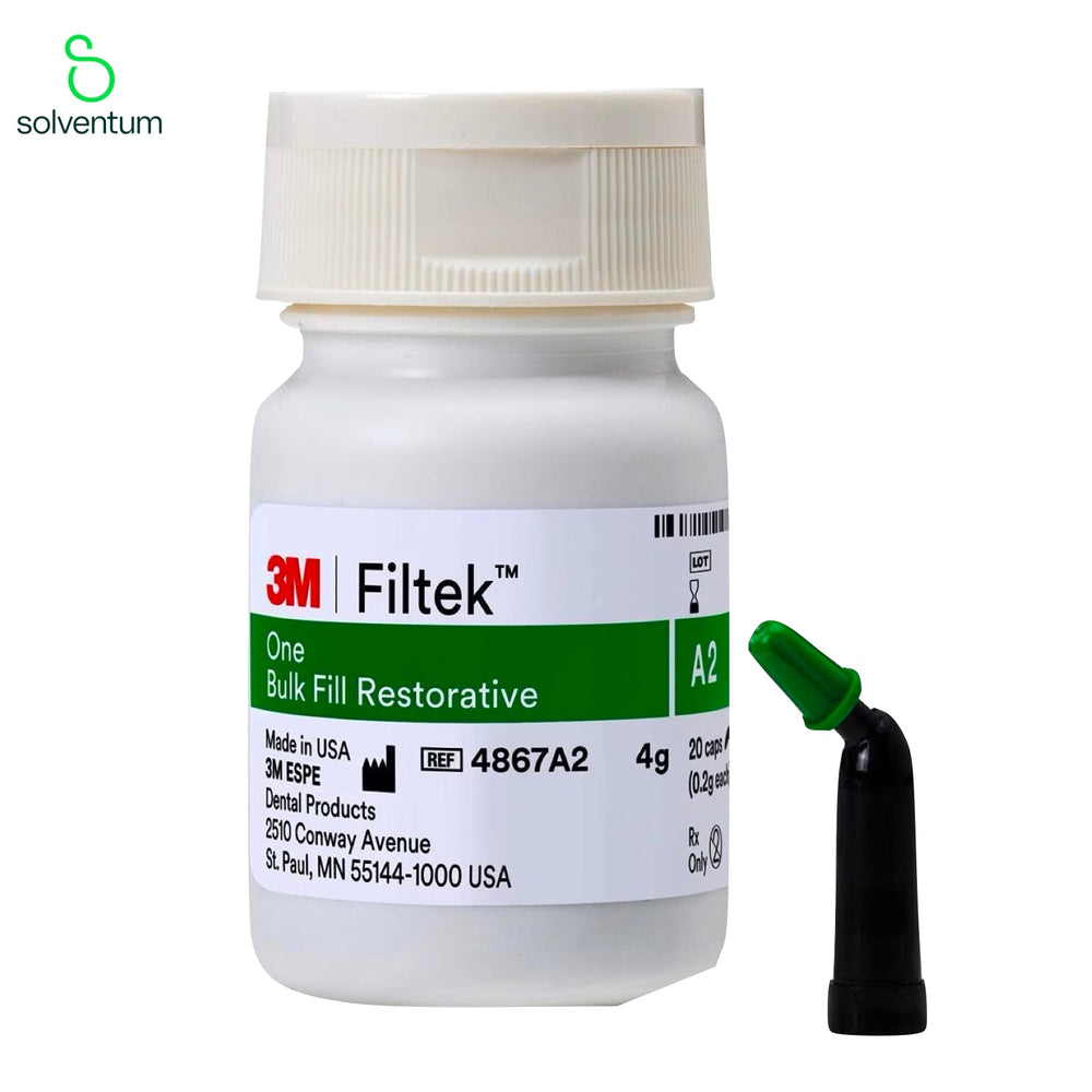 3M™ Filtek™ One Bulk Fill Restorative, 20 x 0.2g capsules - A2