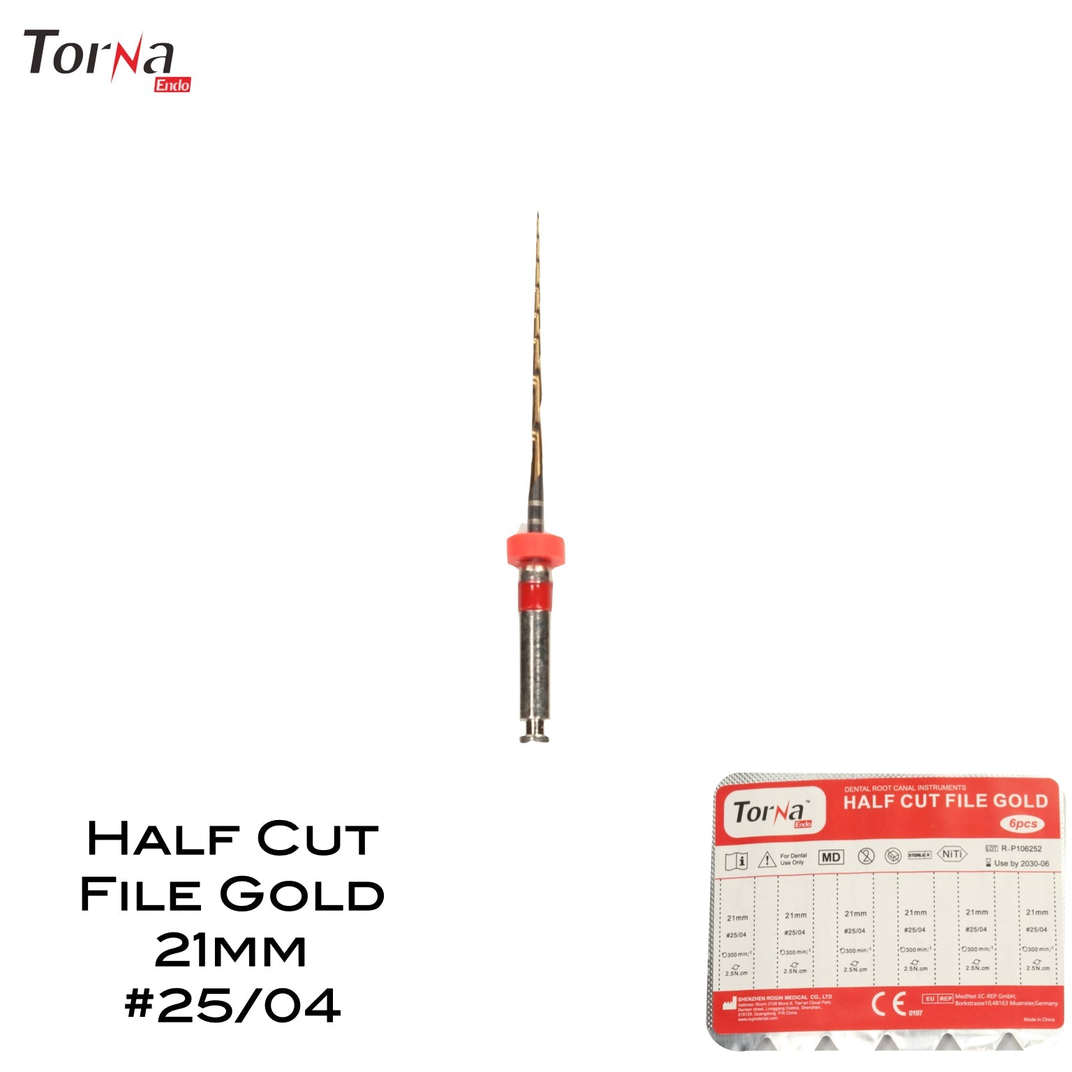 Half Cut File Gold - Incidental