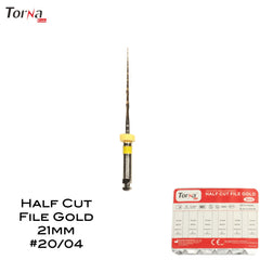 Half Cut File Gold