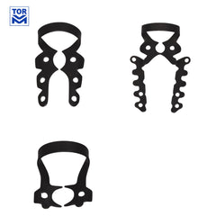 Last tooth in arch clamps (Black)