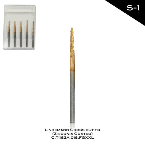 Lindemann Cross Cut FG (Zirconia Coated) - S-1