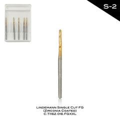 Lindemann Single Cut FG (Zirconia Coated) - S-2