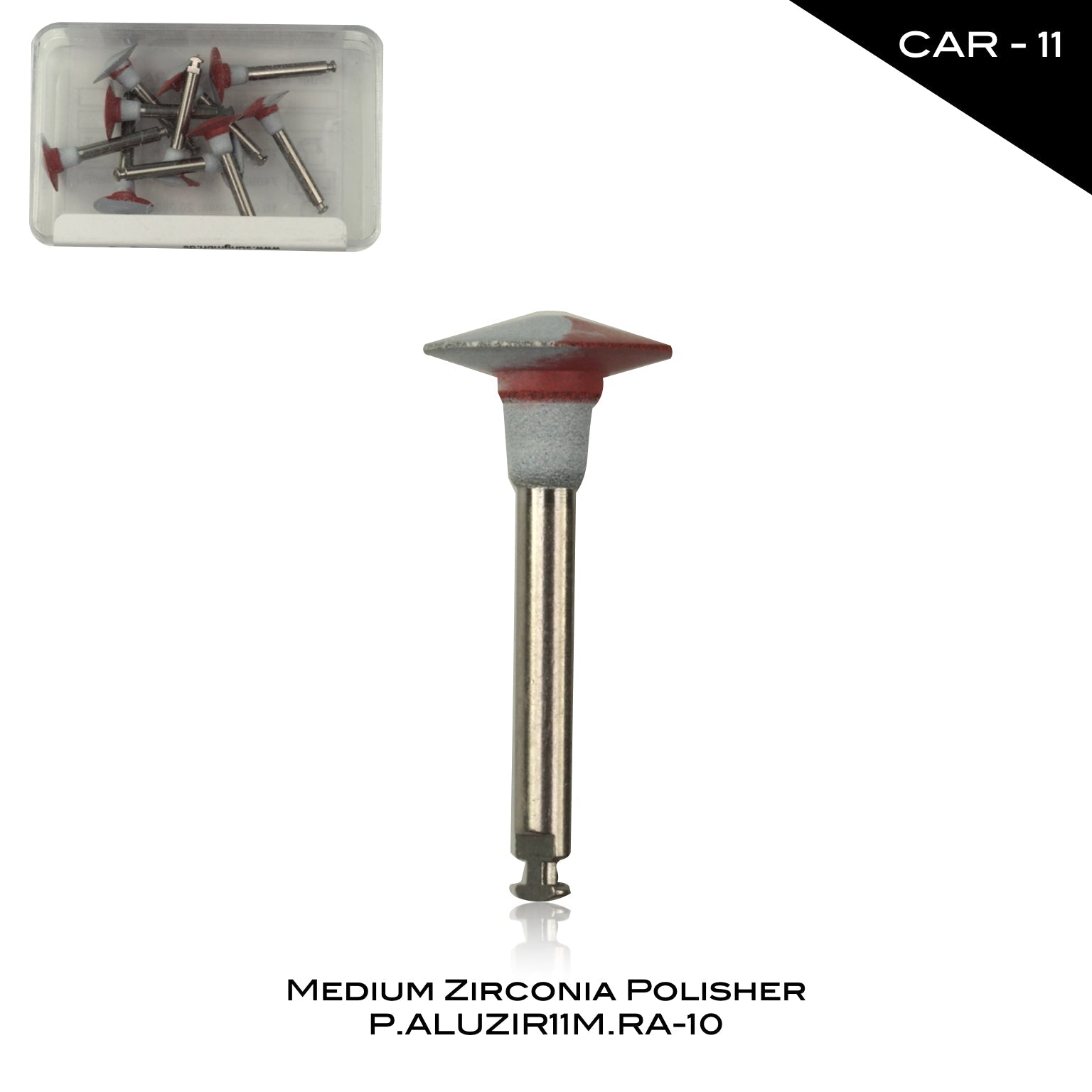 Medium Zirconia Polisher - CAR-11 - Incidental