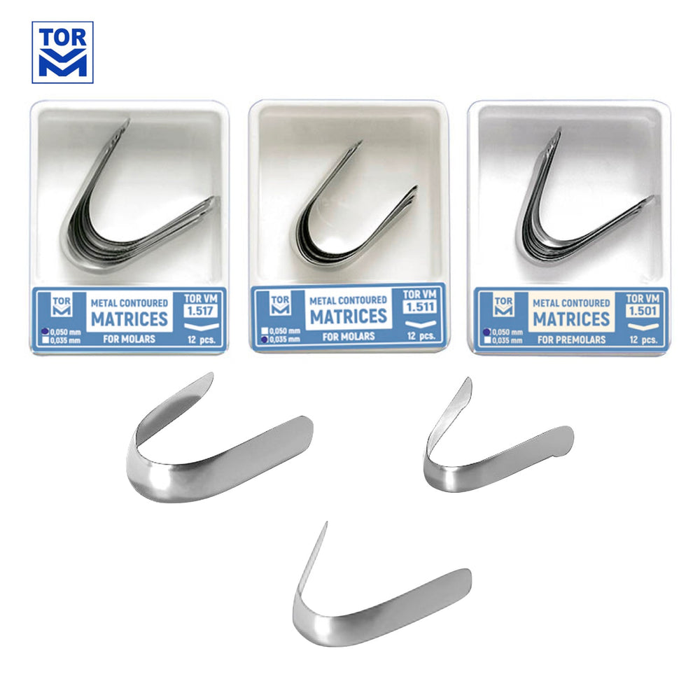 Metal Contoured Matrices (12 pcs)