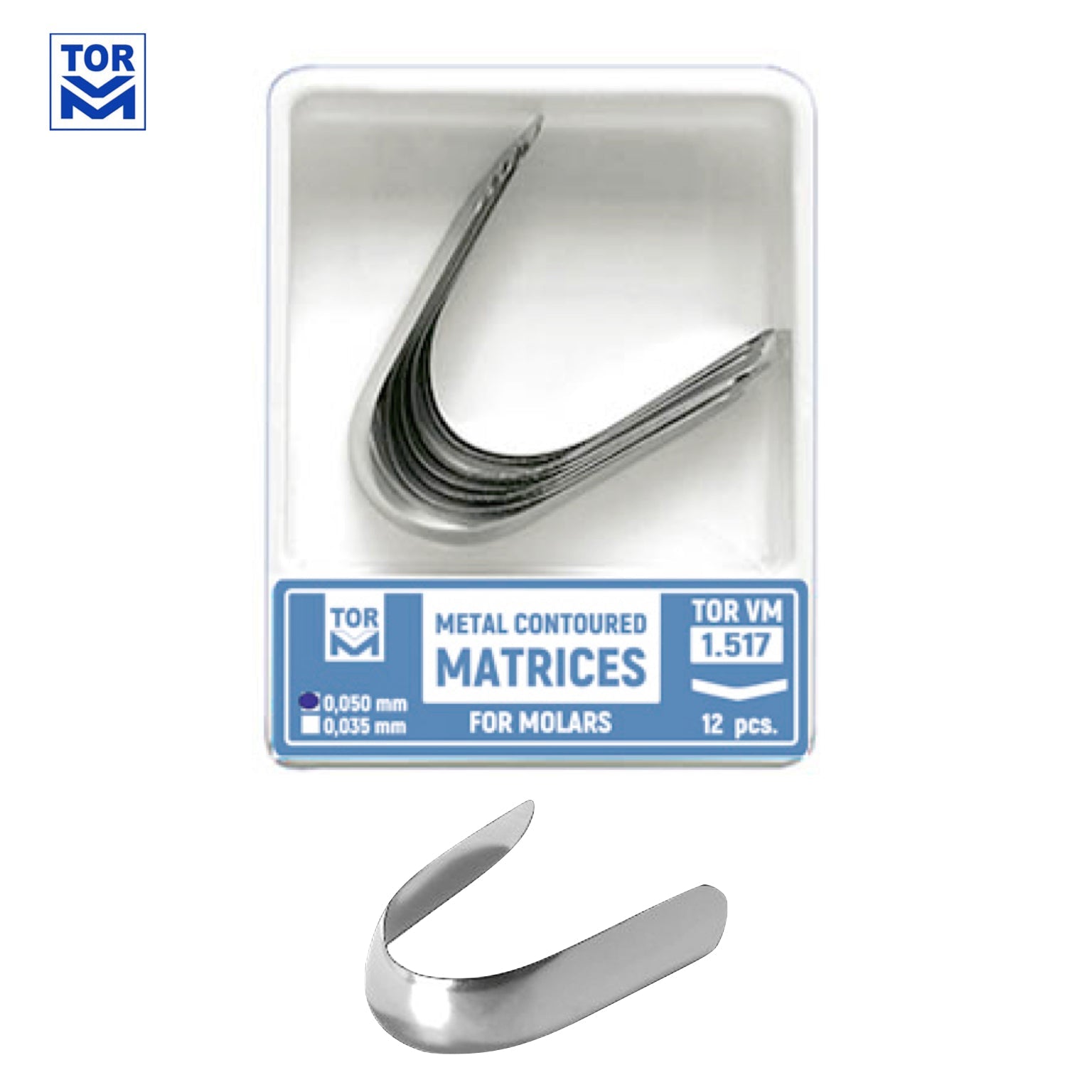 Metal Contoured Matrices (12 pcs) - Incidental