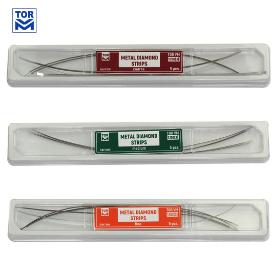 Narrow (2mm wide) Metal Diamond Strips (5 pieces) - Incidental
