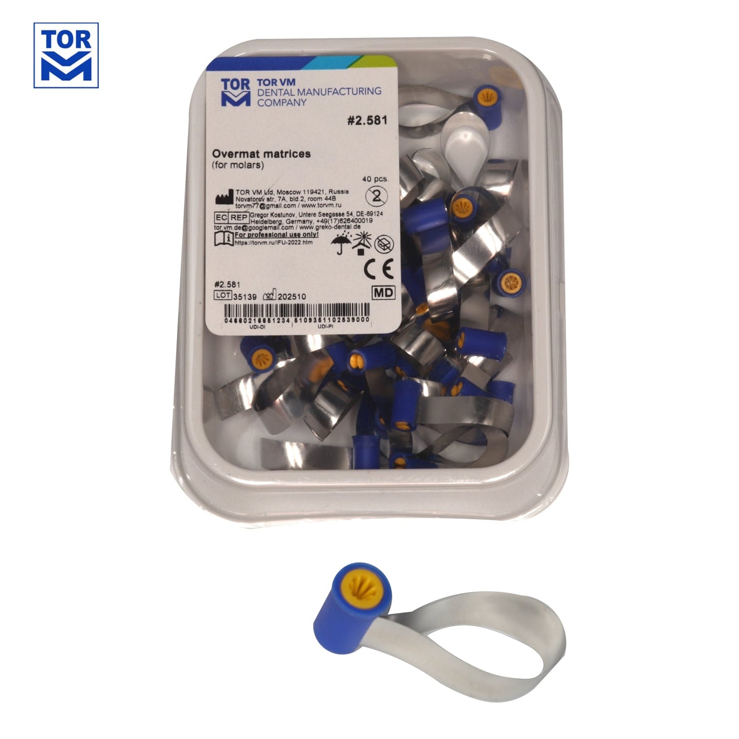 Overmat Matrix Bands - 40 pieces - Incidental