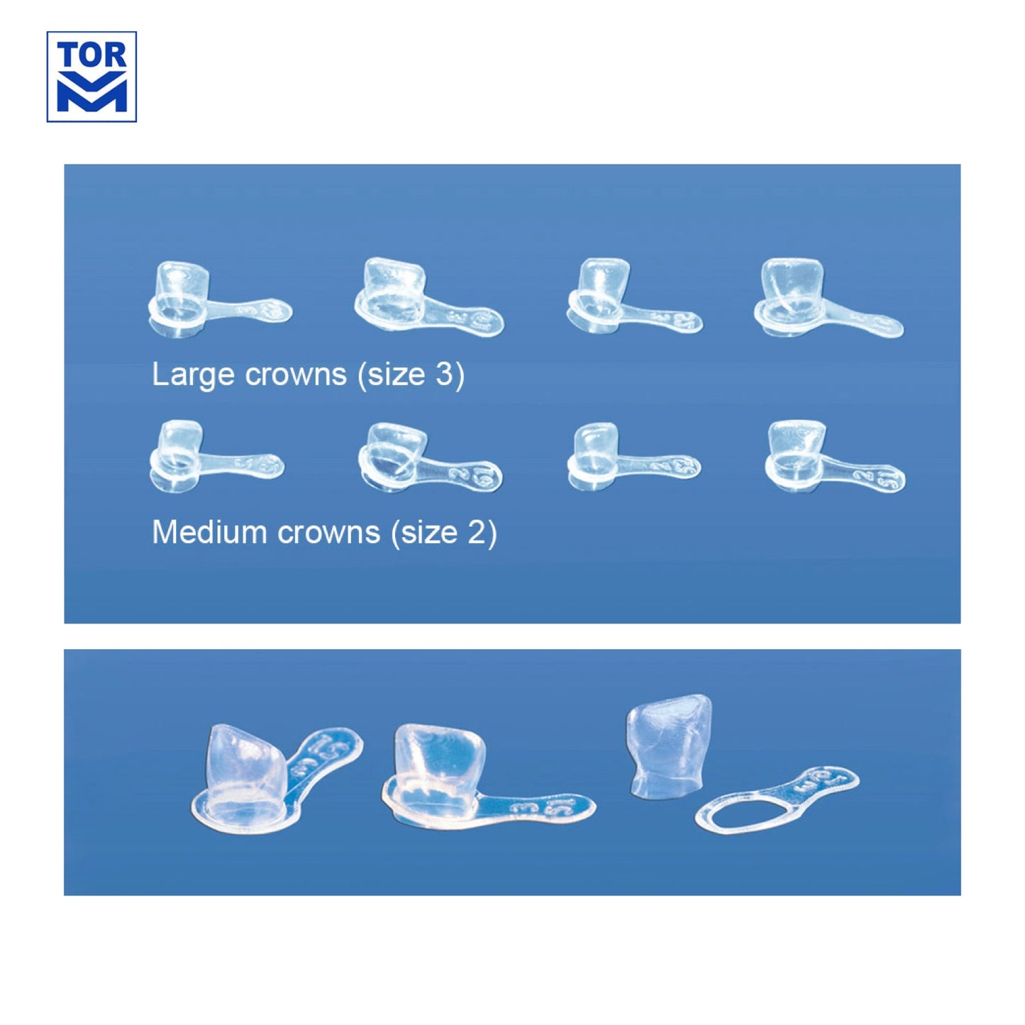 Pediatric Strips - Crown Forms - Anterior (20 pcs) - Incidental