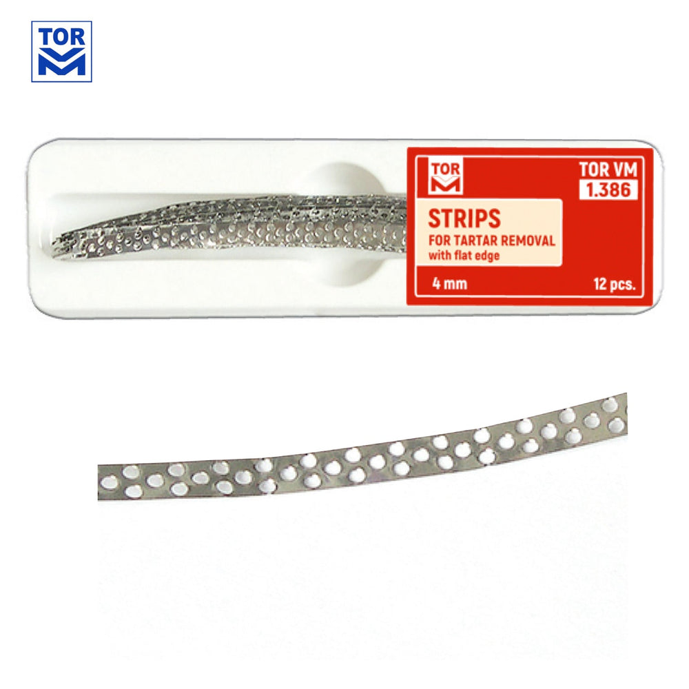 Bandes métalliques prophylactiques perforées
