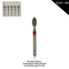 Rugby Ball Zirconia Polisher - CAR-28