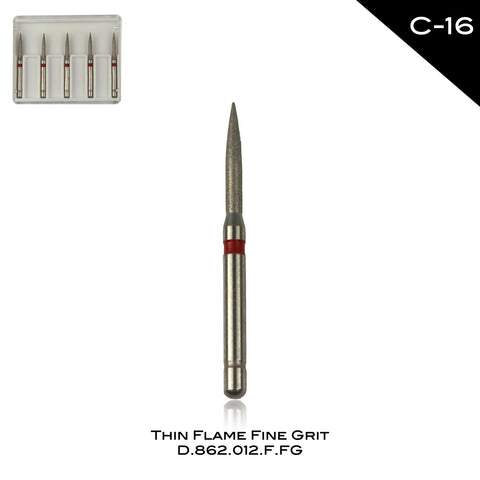 Flamme fine, grain fin C-16