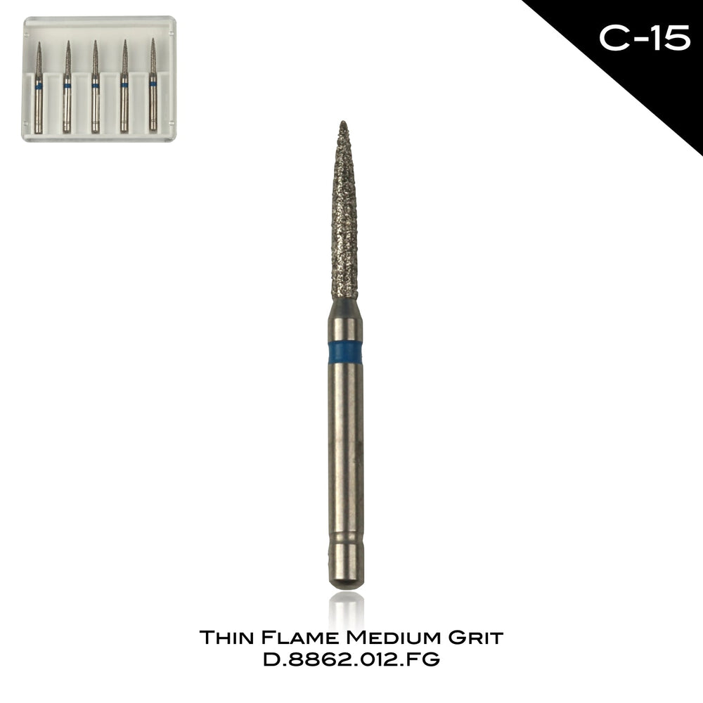 Flamme fine, grain moyen C-15
