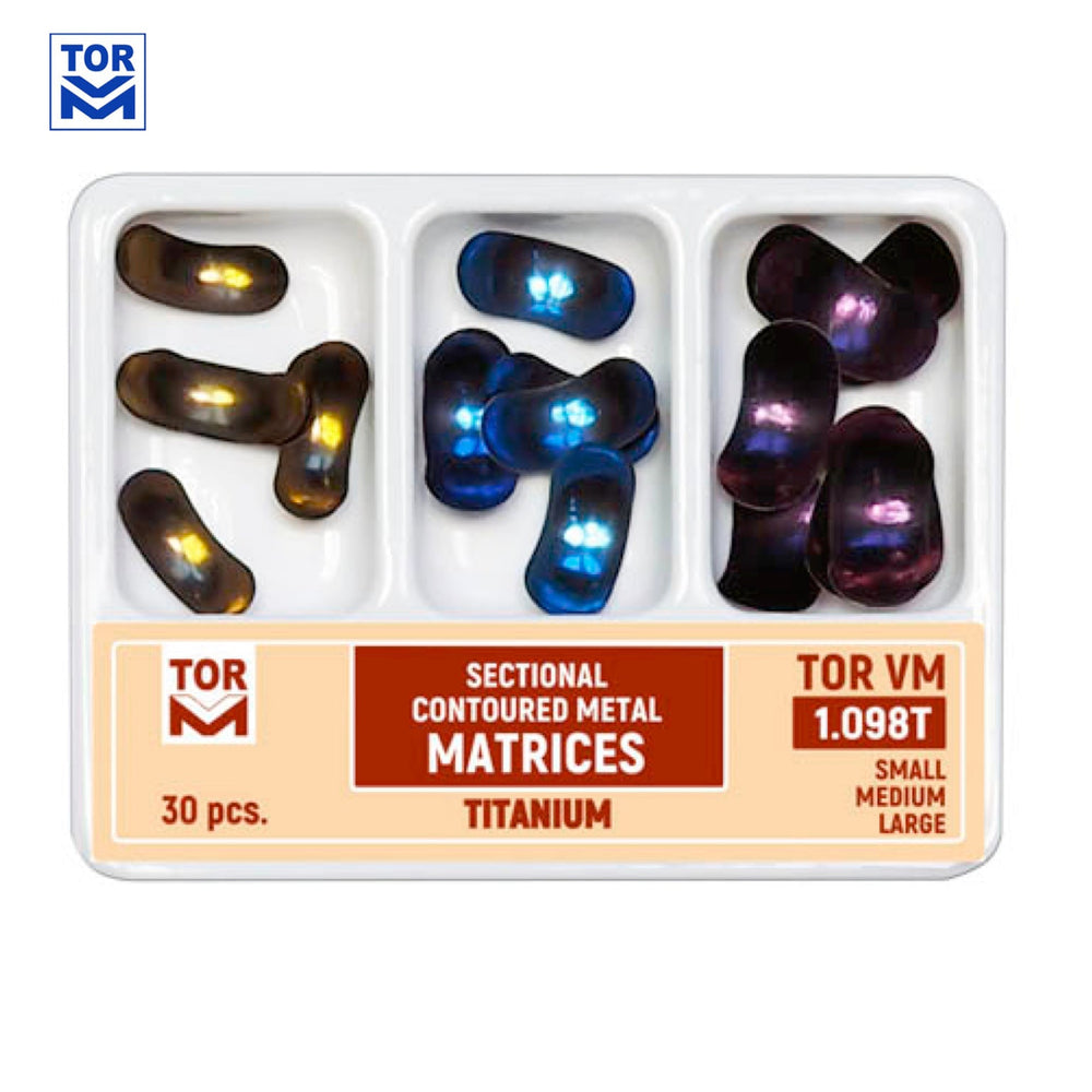 Titanium Sectional Matrix Bands - Starter Kit (30pcs)