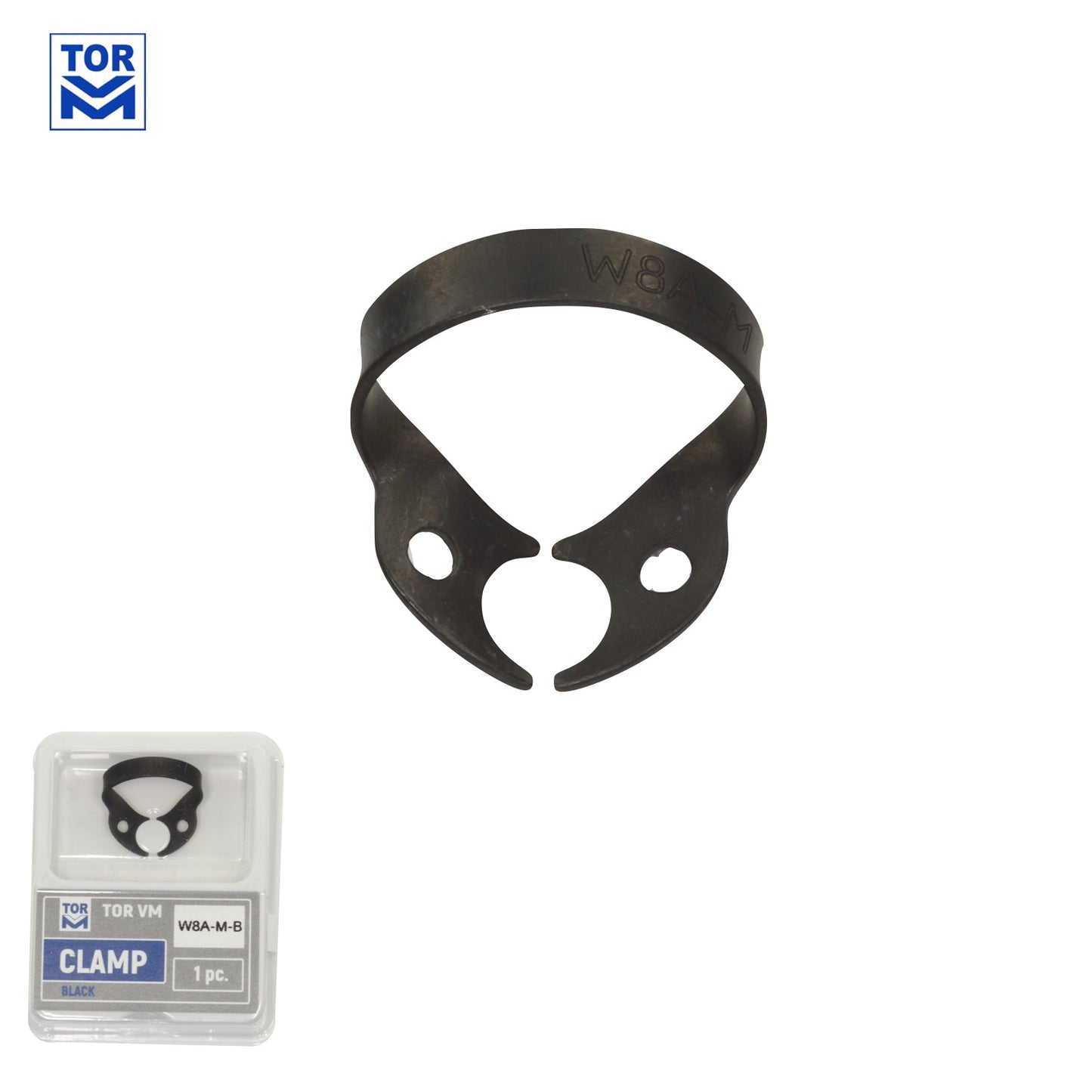 Tor VM: Wingless Rubber Dam Clamps (Black) - Incidental