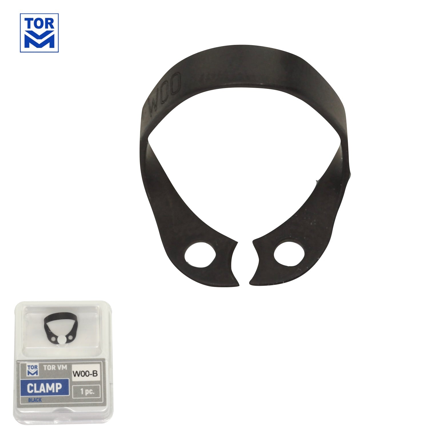 Tor VM: Wingless Rubber Dam Clamps (Black) - Incidental