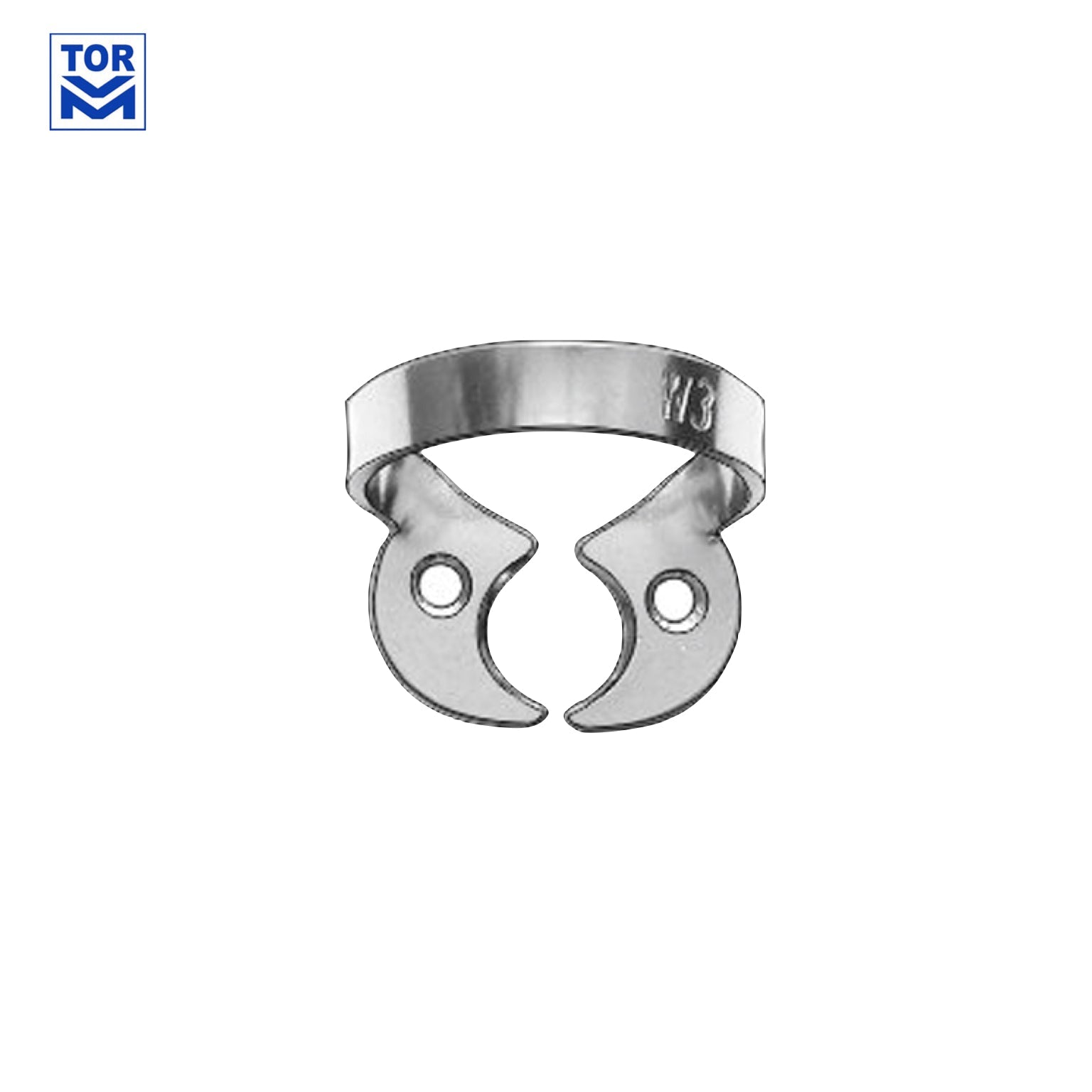 Tor VM: Wingless Rubber Dam Clamps (Silver) - Incidental