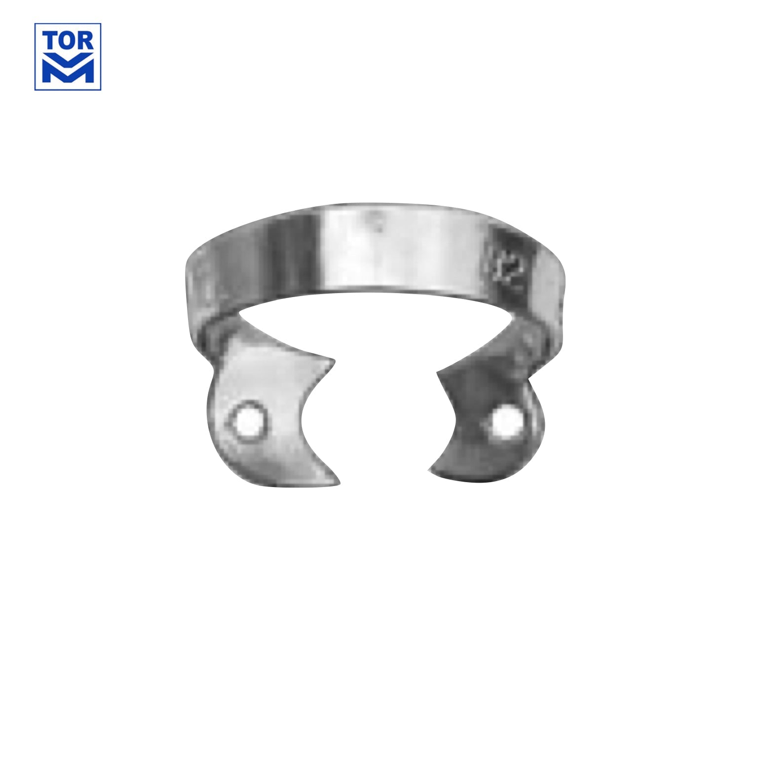 Tor VM: Wingless Rubber Dam Clamps (Silver) - Incidental