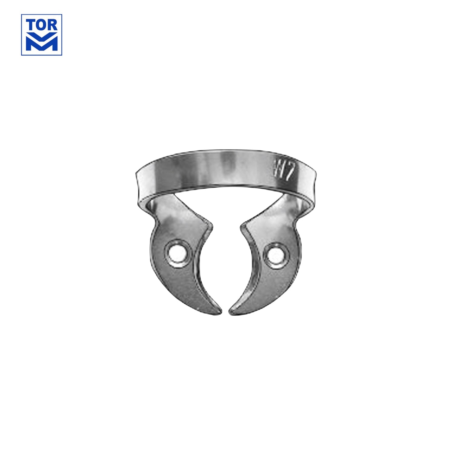 Tor VM: Wingless Rubber Dam Clamps (Silver) - Incidental