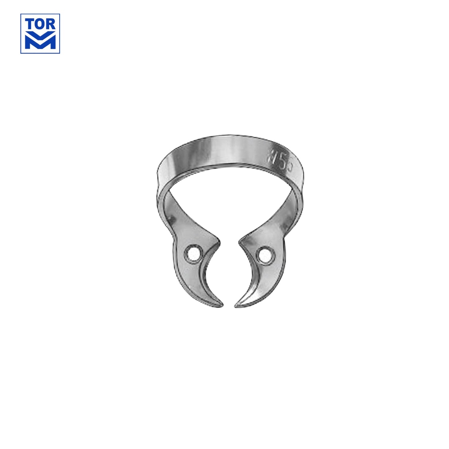 Tor VM: Wingless Rubber Dam Clamps (Silver) - Incidental
