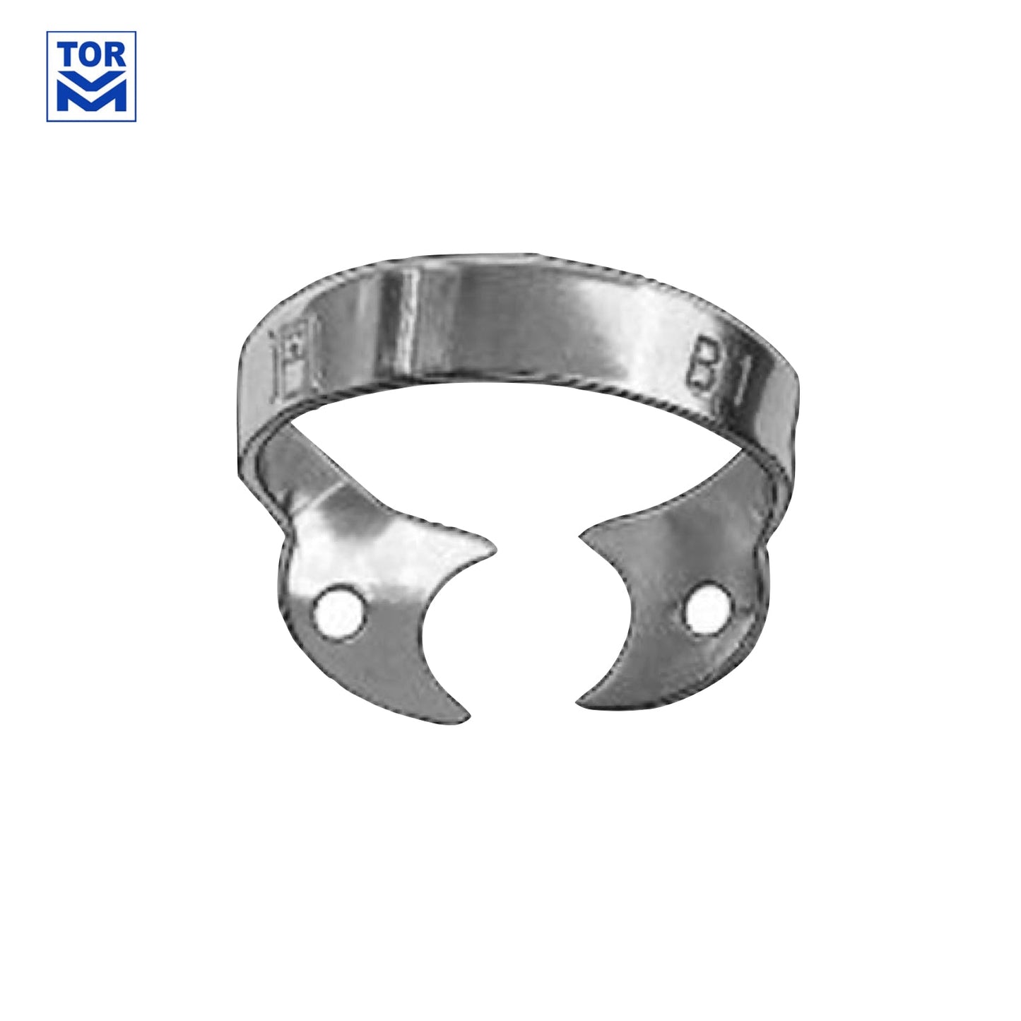 Tor VM: Wingless Rubber Dam Clamps (Silver) - Incidental