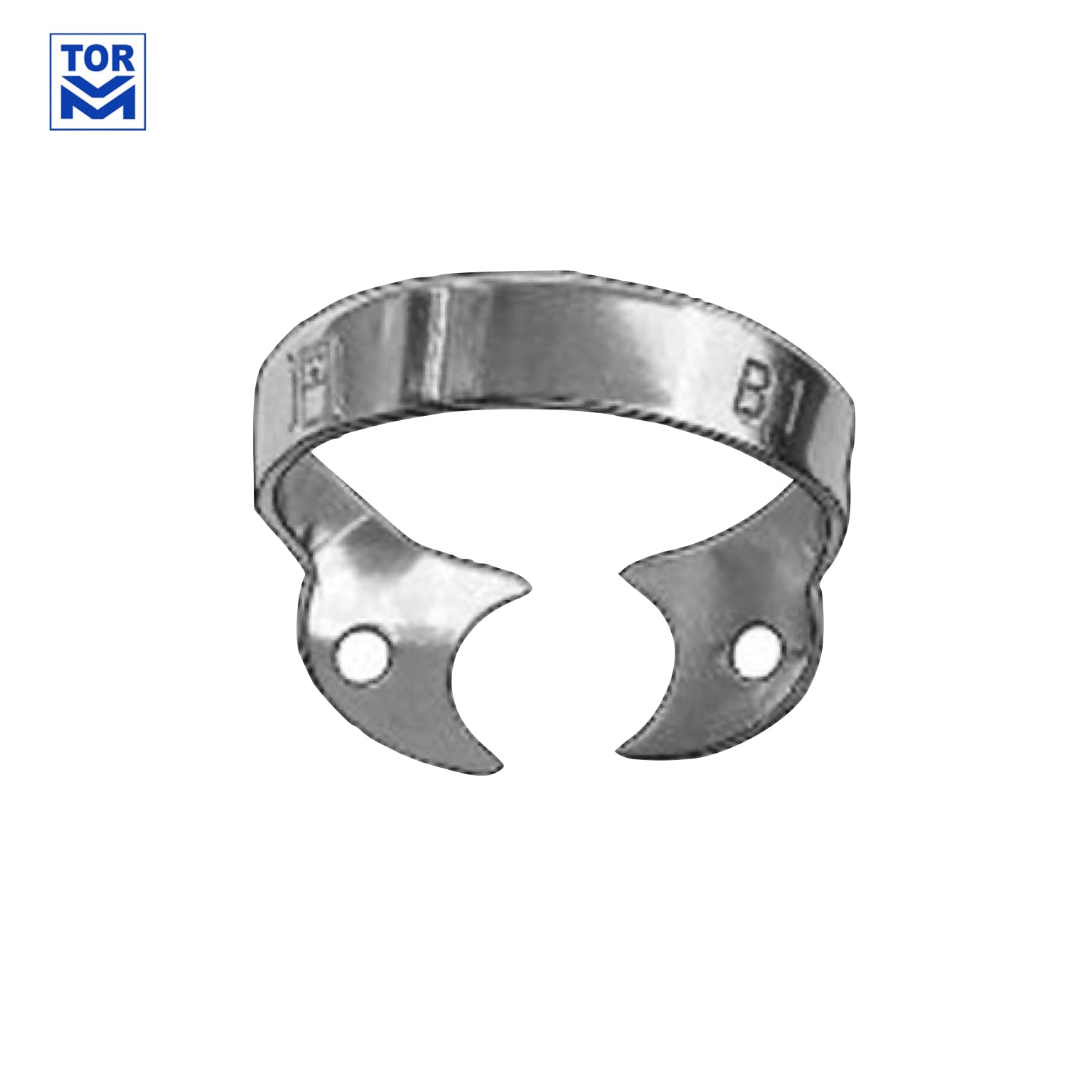 Tor VM: Wingless Rubber Dam Clamps (Silver) - Incidental